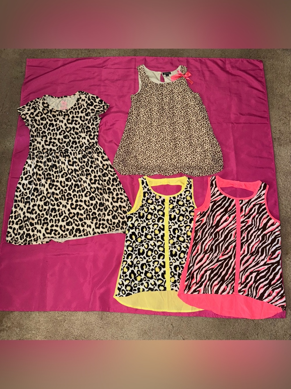 Girls Clothing Bundle size L 10/12 / Girls size L 10/12 Bundle *Leopard Print*